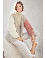 Lana Grossa Brigitte Nr.3 vest breien in patentsteek breien