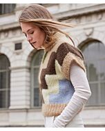 Lana Grossa colourblock spencer breien van Mohair di Gio (F70,M22B)