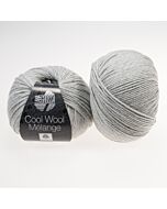 Lana Grossa Cool Wool Melange kl.443 licht grijs
