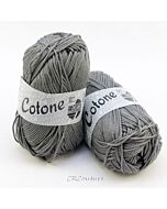 Lana Grossa Cotone kl.19 grijs katoen