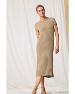 Lana Grossa dames jurk top-down breien van Landlust Sommerseide (C28,M27)