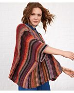 Lana Grossa dames poncho breien van Farfalla (DC9,M22)