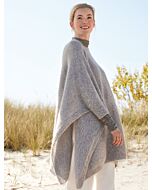 Lana Grossa dames poncho breien van Landlust Soft Tweed 180 en Silkhair (ME4, M21)