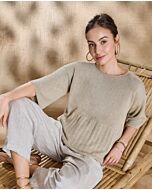 Lana Grossa dames shirt breien van Solo Lino (C30,M28)