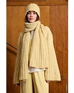 Lana Grossa dames sjaal en muts breien van Airy (C29,M29&30)