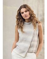 Lana Grossa dames top met overslag breien van Corallo (LB20,M16)