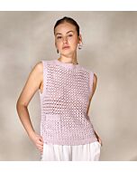 Lana Grossa dames top met zakje haken van Landlust Sommerseide (C30,M7)