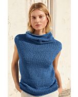 Lana Grossa dames topje met rolkraag breien van About Berlin Bulky uit Filati Nr.59