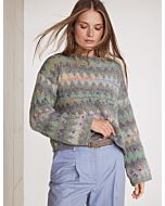 Lana Grossa dames trui breien van Brigitte No.2 en Cassata (F70,M35)