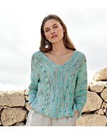 Lana Grossa dames trui breien van Promessa en Torto (F69,M38)