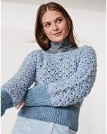 Lana Grossa dames trui haken van Mohair di Gio en Lucida (F70,M36)