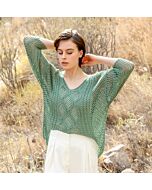 Lana Grossa dames trui in ajoursteek breien van Solo lino uit Filati Lino 2 