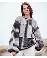 Lana Grossa dames trui met wijde mouwen breien van Gigante (LB17,M15)