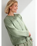 Lana Grossa dames vest breien van Alta Moda Cotolana (C28,M26)