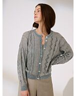 Lana Grossa dames vest breien van Diversa (C28,M25)