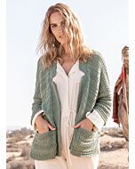 Lana Grossa dames vest breien van Organico incl. Linea Pura 20