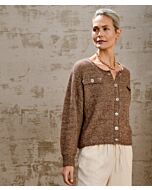 Lana Grossa dames vest breien van Solo Lino en Silkhair (C30,M21)