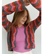 Lana Grossa dames vest haken van Alpaca Air (H7,M18)