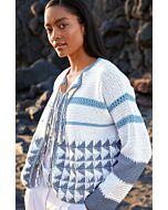 Lana Grossa dames vest haken van Tessera (F71,M45)