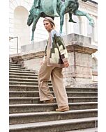 Lana Grossa dames vest in dubbele draad breien van Mohair di Gio (F70,M23B)