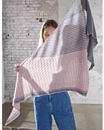 Lana Grossa doek met kabels en strepen breien van Ecopuno (Beloved Knits, m6)