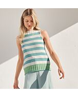 Lana Grossa gestreept topje breien van Elastico uit Classici 18