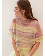 Lana Grossa gestreepte trui breien van Silkhair en Cottonhair (LB18, M3)