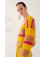 Lana Grossa gestreepte trui van Brigitte No.3 (m35)