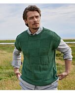 Lana Grossa heren spencer breien van Alta Moda Cotolona (LG men 9, m18)