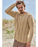 Lana Grossa heren trui breien van Merino Superiore (LG men 9, m6)