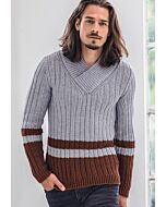 Lana Grossa herentrui breien van Cool Wool Big Mélange (m3)