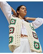 Lana Grossa hesje haken van Soft Cotton (Haken 6, m17)