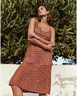 Lana Grossa jurk breien van Solo Lino (Linea Pura 24, m5) | C.R. Couture