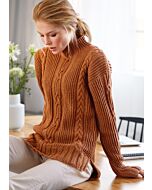 Lana Grossa kabeltrui breien van Cool Wool Big Mélange (m17)