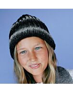 Lana Grossa kinder muts breien van Cool Merino Degrade (Kids13, m17) | C.R. Couture