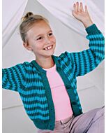 Lana Grossa kinder vest breien van Alta Moda Cotolana (Kids 13, m11) | C.R. Couture