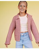 Lana Grossa kinder vest breien van Cool Merino BIg (Kids 13, m14) | C.R. Couture
