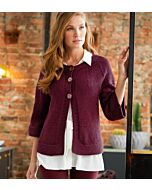 Lana Grossa kort vest breien van Bingo (m24)