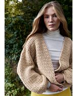 Lana Grossa kort vest haken van Cool Merino Big (H7,M10)