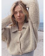 Lana Grossa kort vest breien van Natural Alpaca Lungo NK2,m17