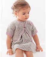 Lana Grossa kort vestje haken van Ecopuno (infanti 17, m57)