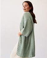 Lana Grossa lang dames vest breien van Setasuri (C27,M42)