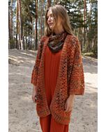 Lana Grossa lang vest haken en breien van Picasso (H7,M9)