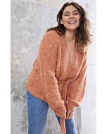 Lana Grossa lang vest met ceintuur breien van Setasuri (Beloved Knits, m12b)