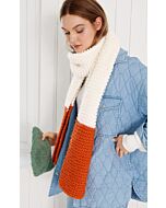 Gratis breipatroon makkelijke sjaal breien van Lana Grossa Per Lei