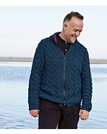 Lana Grossa mannen vest breien van Cool Merino Big (LG men, m1)