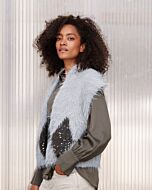 Lana Grossa mouwloos vest van Ecopuno, Basta en Cosmo uit Filati 70