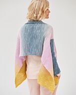 Lana Grossa mouwsjaal haken van Cool Wool Lace  Hand-Dyed (hd3, m4)