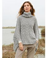 Lana Grossa poncho van Alta Moda Cashmere 16 breien M30