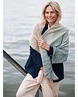 Lana Grossa schouderdoek breien van Cool Wool Lace hand-dyed en Silkhair (Doeken & Co 7 m19)